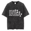 Retro Distressed American Street T-Shirt Loose Oversized Washed Tee for Men Women Vintage Tee Casual Top Unisex Tops