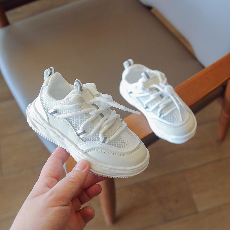 

Designer Kid High Quality Little Girls Child Flat Comfortable Sneakers Platform Shoes Walking Off White Toddler Boy Shoes 24
