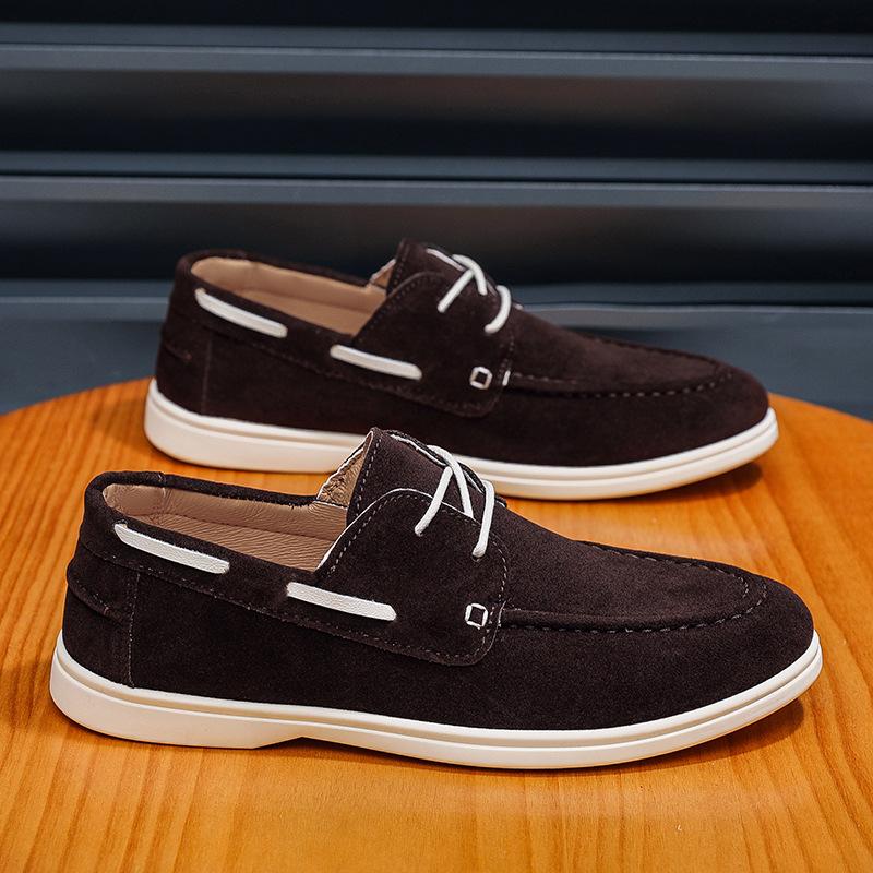 Foreign Trade Men's Doudou Shoes 2025 New Men's One-pedal Loafers Daily Casual Fashion Men's Shoes