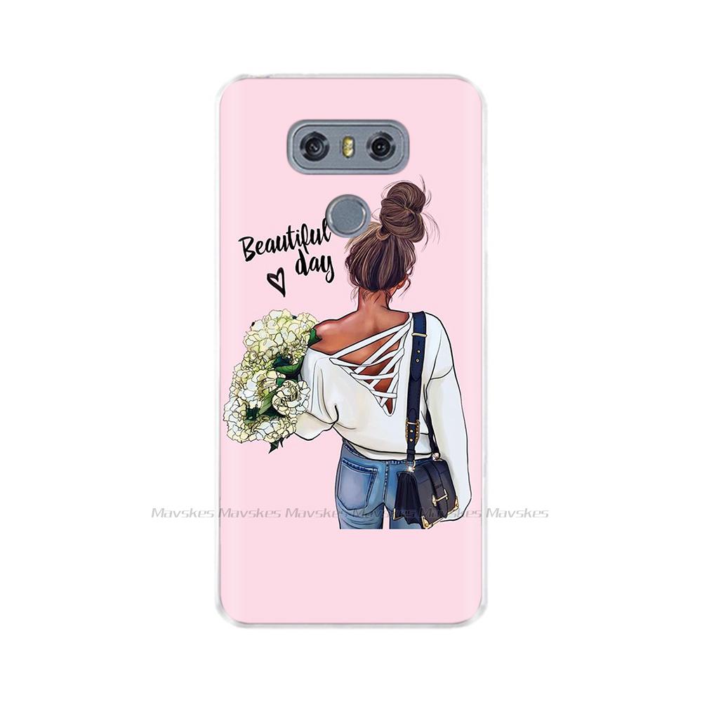 Per LG G6 G5 Custodia Silicone Morbido TPU Fundas Guscio Telefono Per LGG6 LG G5 G6 Cover Coque Per LG G 6 G6 G5 Custodia Telefono Bumper