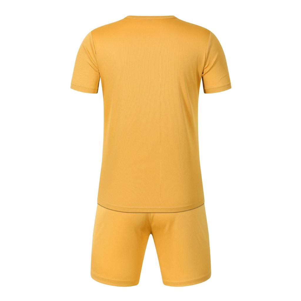 Herren Schnelltrocknendes Sommer Sportset: Kurzarm-T-Shirt & Shorts 2-teilig zum Laufen