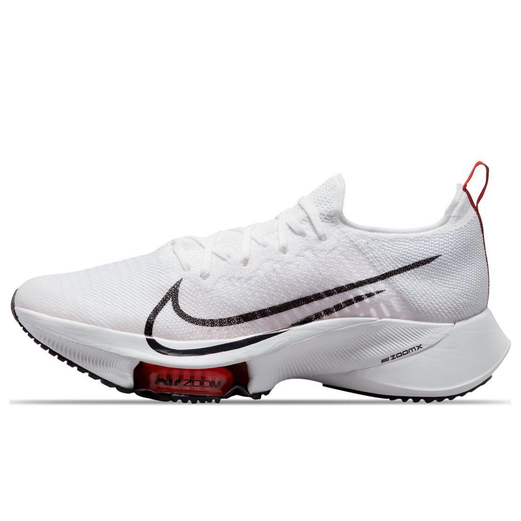 New Nike Air Zoom Tempo NEXT% Flyknit White Light Crimson Platinum Tint Black CI9923-105