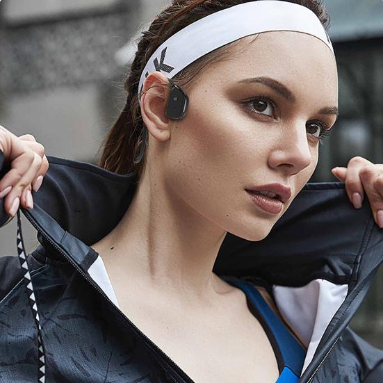 Bone Conduction Earphone Stereo Surround Wireless Not In-ear Bluetooth-compatible Headset MP3 Player