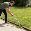 8-tooth Heavy-duty Thatch Rake Stainless Steel Weeding Dethatcher Adjustable Length Outdoor Tilling Tool For Soil Plowing Hoeing