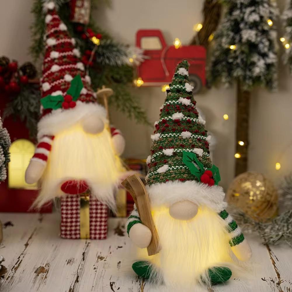 Reusable Santa Claus Pendant Creative Faceless Doll Xmas Tree Pendant  Festival