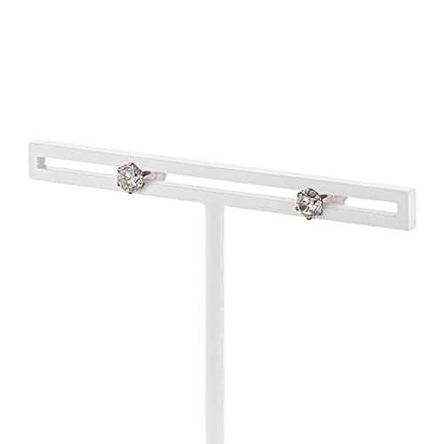 ESTELLE 18K Pink Gold Cubic Zirconia Earrings (M) 0231-3435-0018-0000