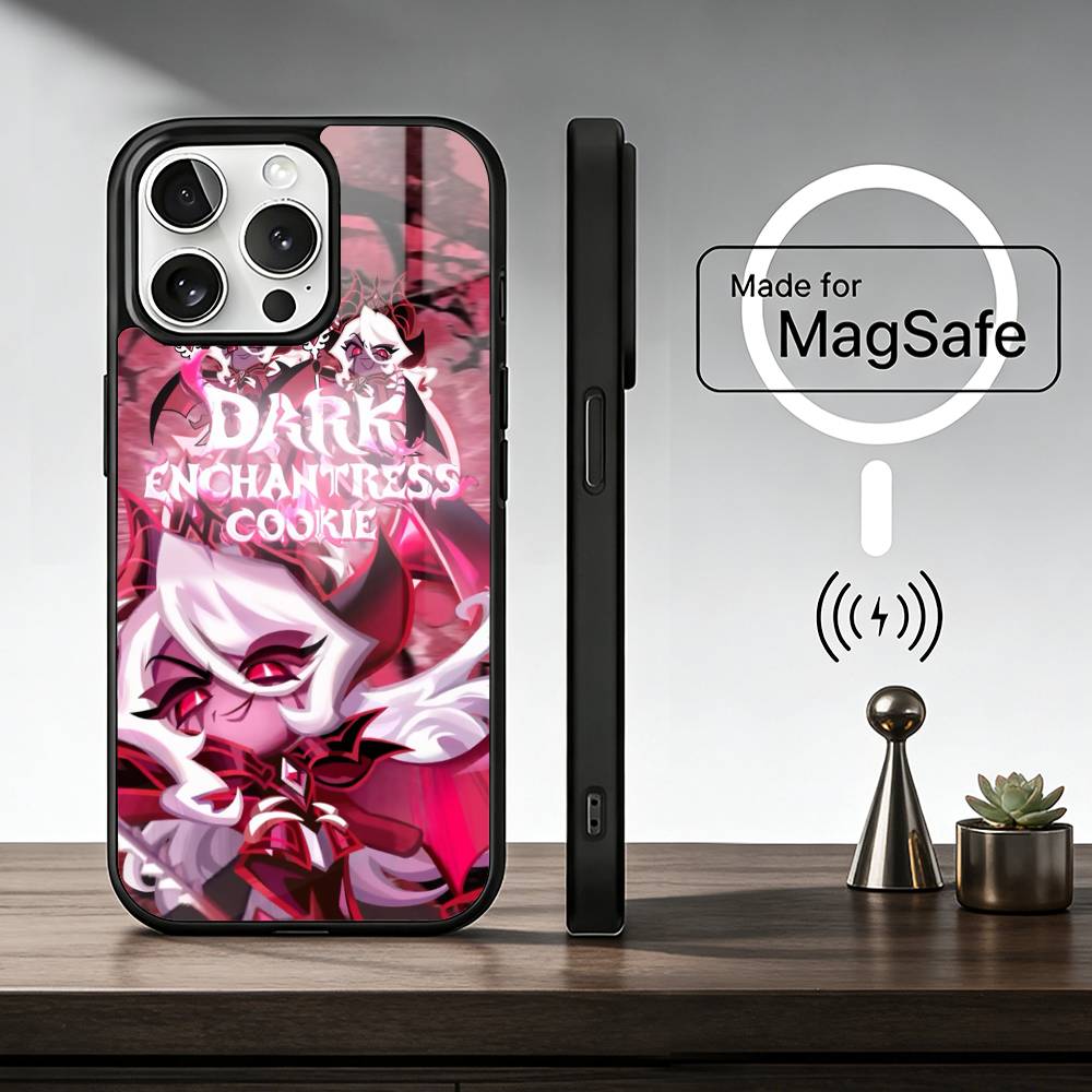 D-Dark E-Enchantress Cookie R-Run Kingdom Handyhülle Für iPhone17,16,15,14,13,12,11 Plus,Pro Max Für Magsafe Kabelloses Laden