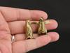 Solid Brass Antarctic Penguin Small Statue Miniature Figurine Office Desk Ornament Tea Pet Paperweight Vintage Decoration Crafts