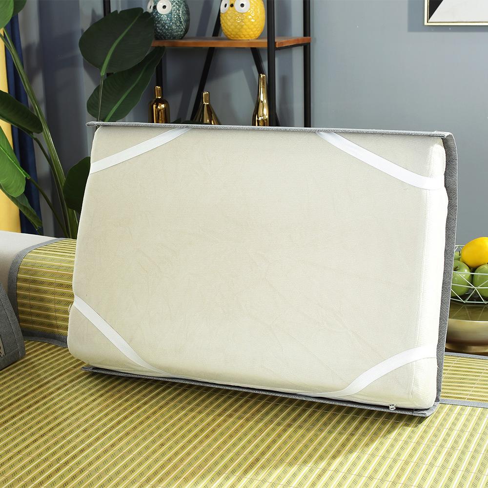 כרית ספת מחצלת במבוק קיץ קרח משי קיץ כרית מחצלת ספה בסגנון סיני כרית מחצלת במבוק כרית כיסא מחצלת קש