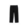 Adidas Logo Print Straight Leg Sports Pants Men Bottoms Black GR8758