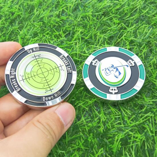 Magnetic Golf Green Reader High-Precision Compact Size Lightweight Portable Bubble Level Golf Putting Green Reading Aid