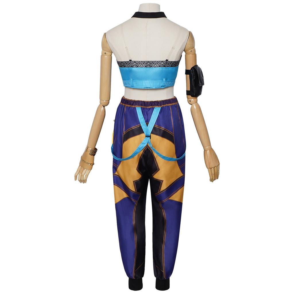 Zoey Cosplay Kostüm Kpop Film Dämonenjäger Idol Zoey Bunte Uniform Gruppe Sexy Verkleidungsoutfits Für Halloween Comic Con