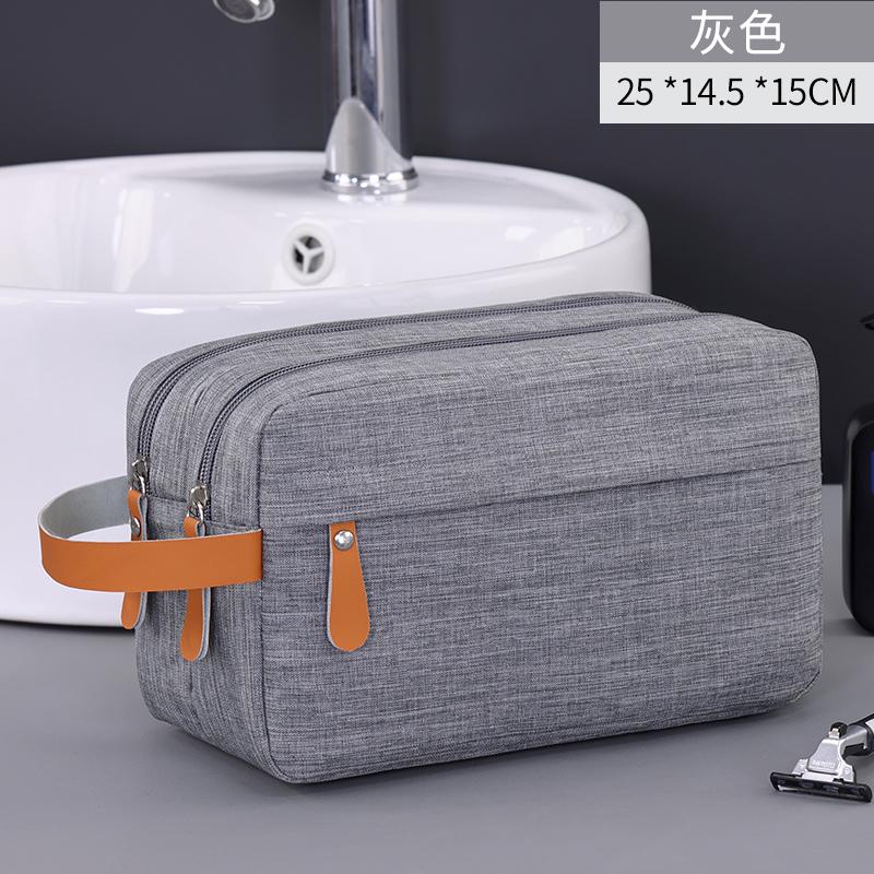 Reis Washbag Ophangbaar Dubbellaags Heren Cosmetische Tas Waterdichte Make-up Pouch Scheertas Voor Zakenreis Toiletartikelen Tas