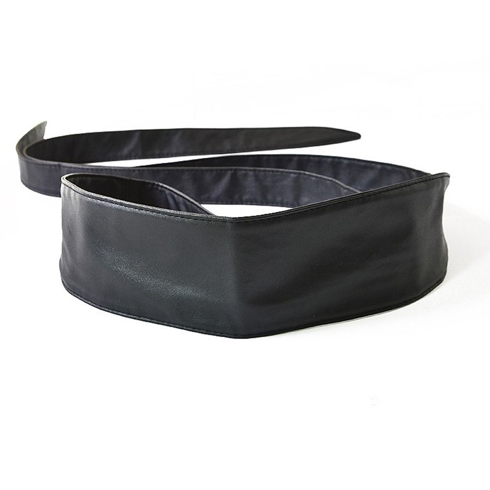 Bowknot Slim Fit Wide Waist Band Corset Waistband Ladies Dress Cummerbands Bowknot Leather Belt