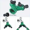 Garden Hose Splitter Garden Hose Connector with Faucet Watering Shut Off for Landscaping Flower Planting Irrigation