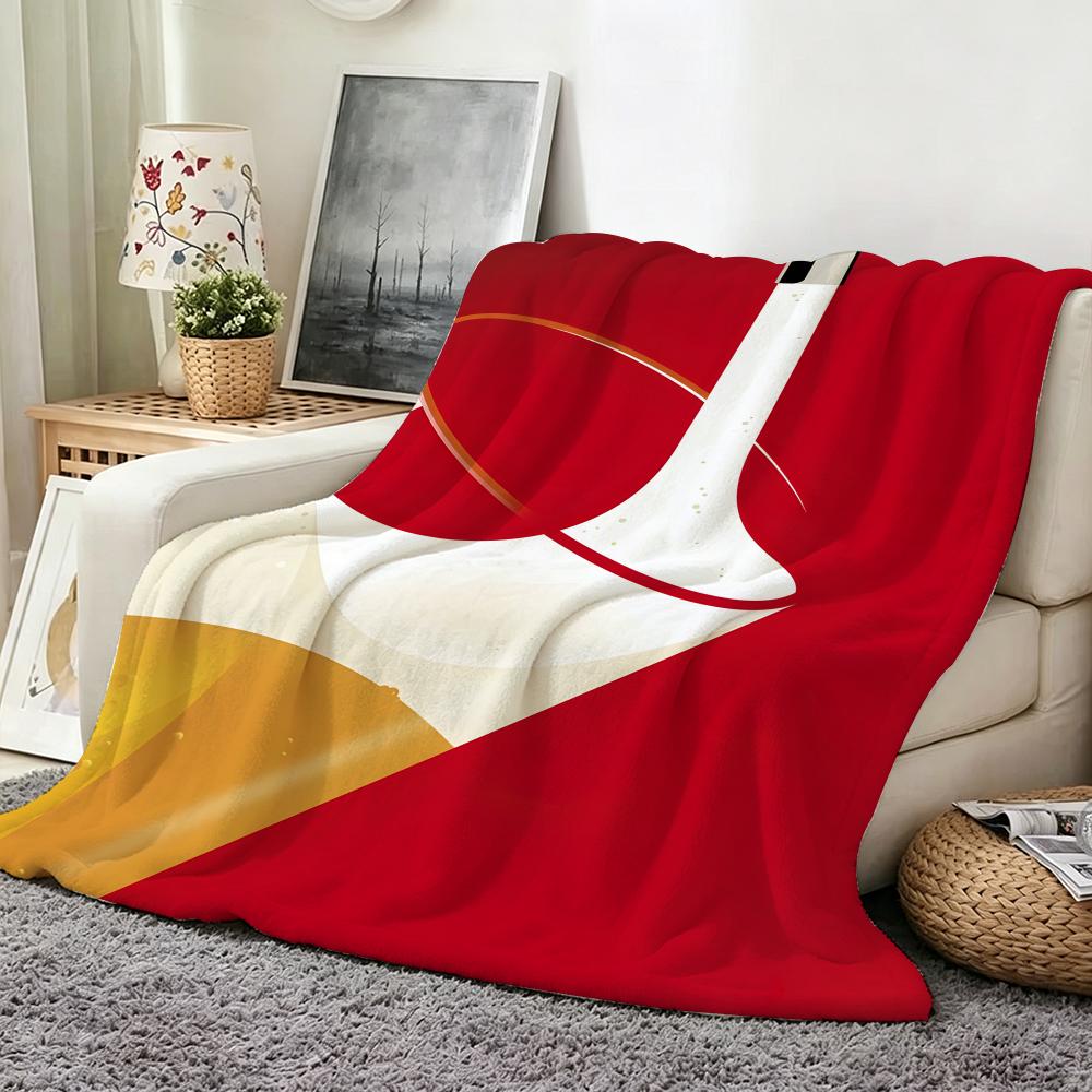 Drink B Beer Throw Flannel Throw Blanket Suitable for Sofa Living Room Bedroom