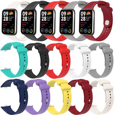 Sport Silicone Strap For Mi Band 8 Pro Smart Watch Band Replacement Bracelet For Xiaomi Mi Band 8 Pro Wristband Accessories