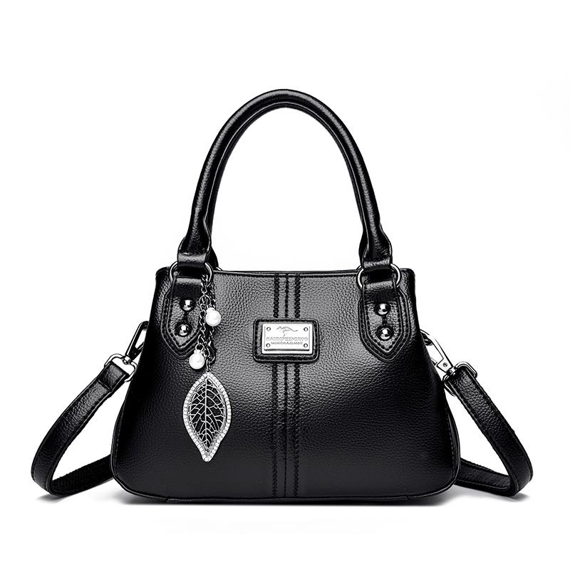 Genuine Brand Top Quality Pu Leather Handbag Women's Tote Messenger Sac Designer Large Capacity 3 Levels Shoulder Crossbody Bags