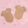 Kraft Paper Baby Gender Reveal Cards Activity Cards Hanging Ornaments Baby Shower Predictions Cards Decorations Cards
