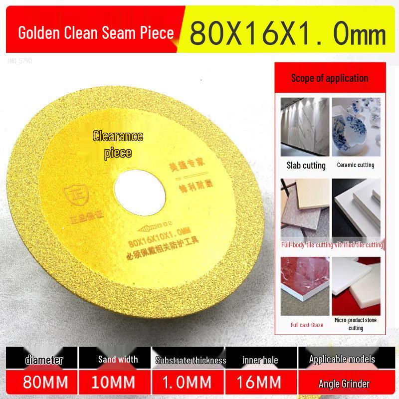 Diamond Cutting & Grinding Disc Set for Electric Drills: Small Saw Blade for Tile, Grout, Stone, and Carving.