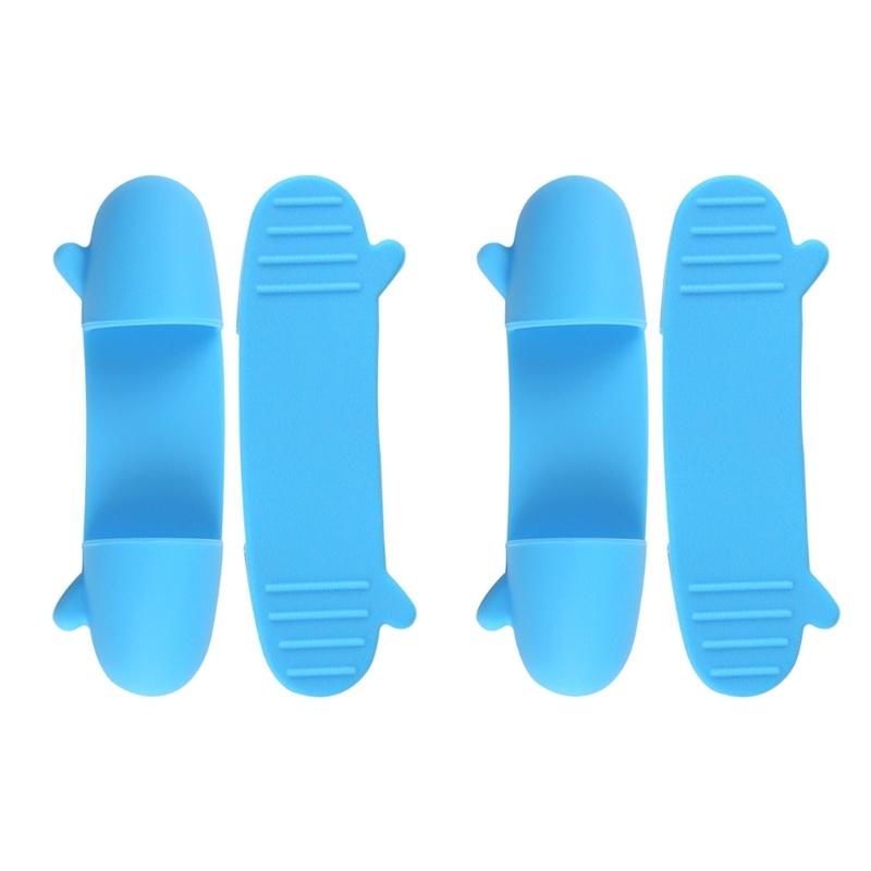 2Sets Comfort Fit Silicone Finger Protectors with Thermal Insulation for Preventing Scalds During Cooking and Professional Use