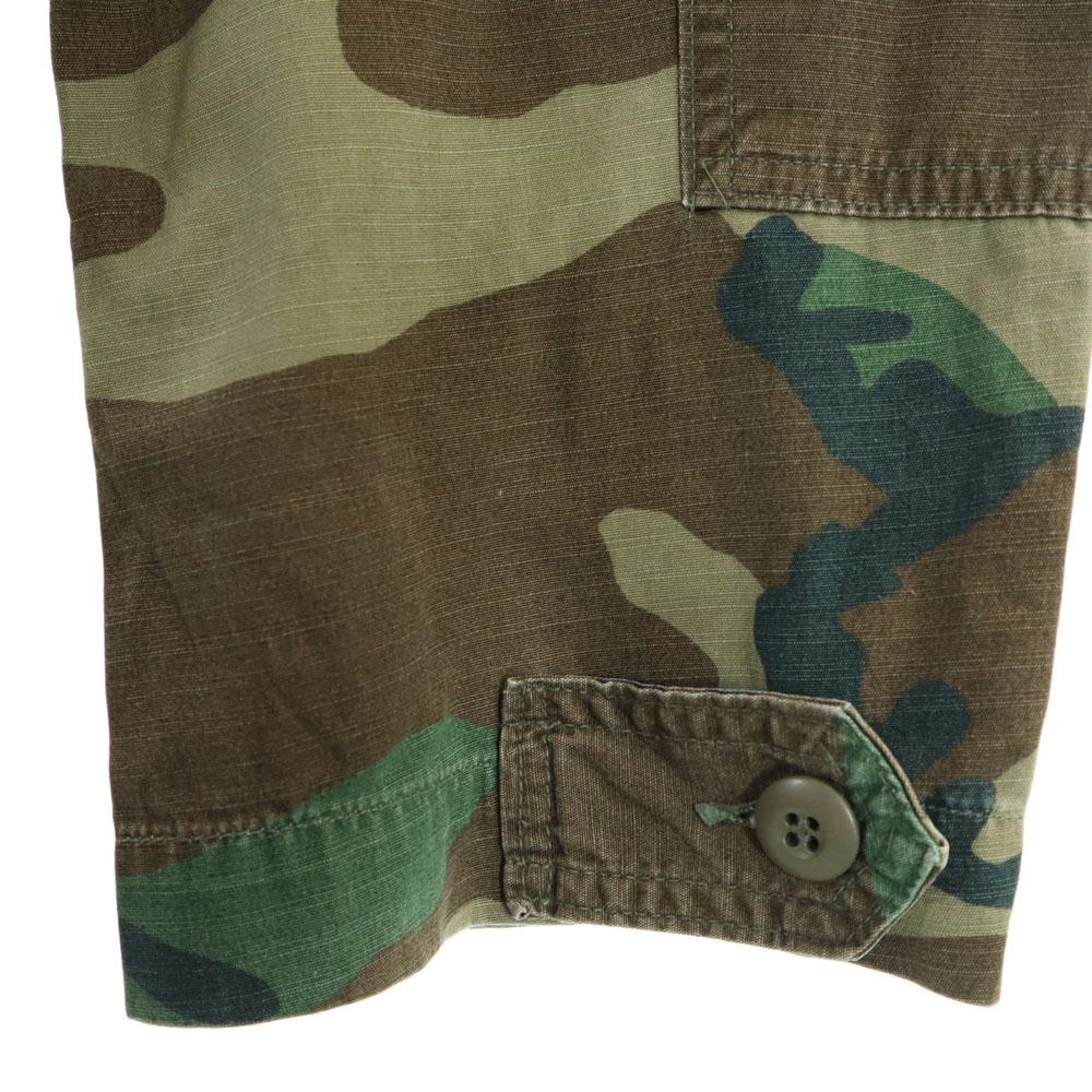 US ARMY Old Woodland duck Military jacket S khaki camouflage Men's Used