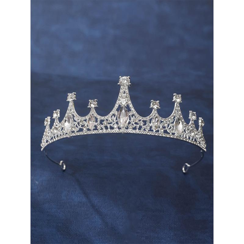 

Birthday Party Crown Student Photo Props Headdress Queen Bridal Headband Adult Girls Hair Accessories