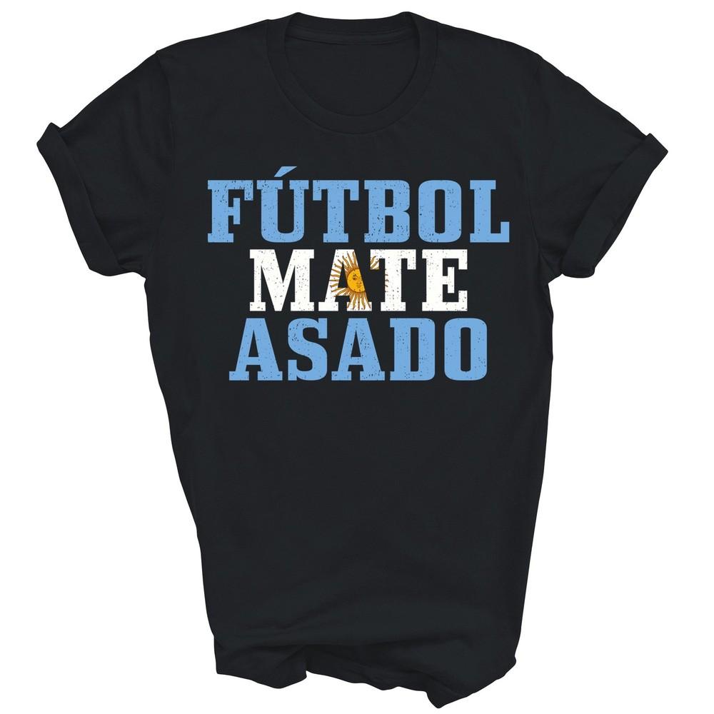 

Futbol Mate Argentina Argentinian Flag Unisex Shirt Gift M