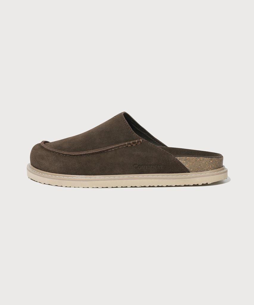 Covernat Cork Slides Deep Brown