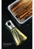 304 Stainless Steel Glass Oil Spray Bottle - Press for Controlled Oil Dispensing