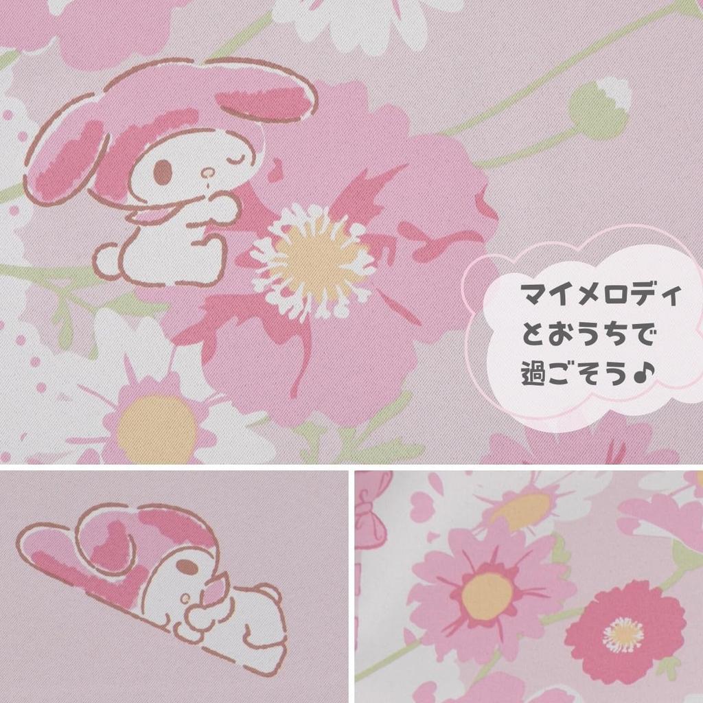Sanrio My Melody Premium Blackout Curtains of Made in 100cm x Light Character (Set 2), Japan, 135cm, 99.99% Blocking, Washable, Design, SS-11-202-31