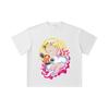 260 GSM Double Yarn 32 Count 100% Cotton Chainsaw Man V4 Denji X Pochita Print Unisex Heavy Cotton T Shirt