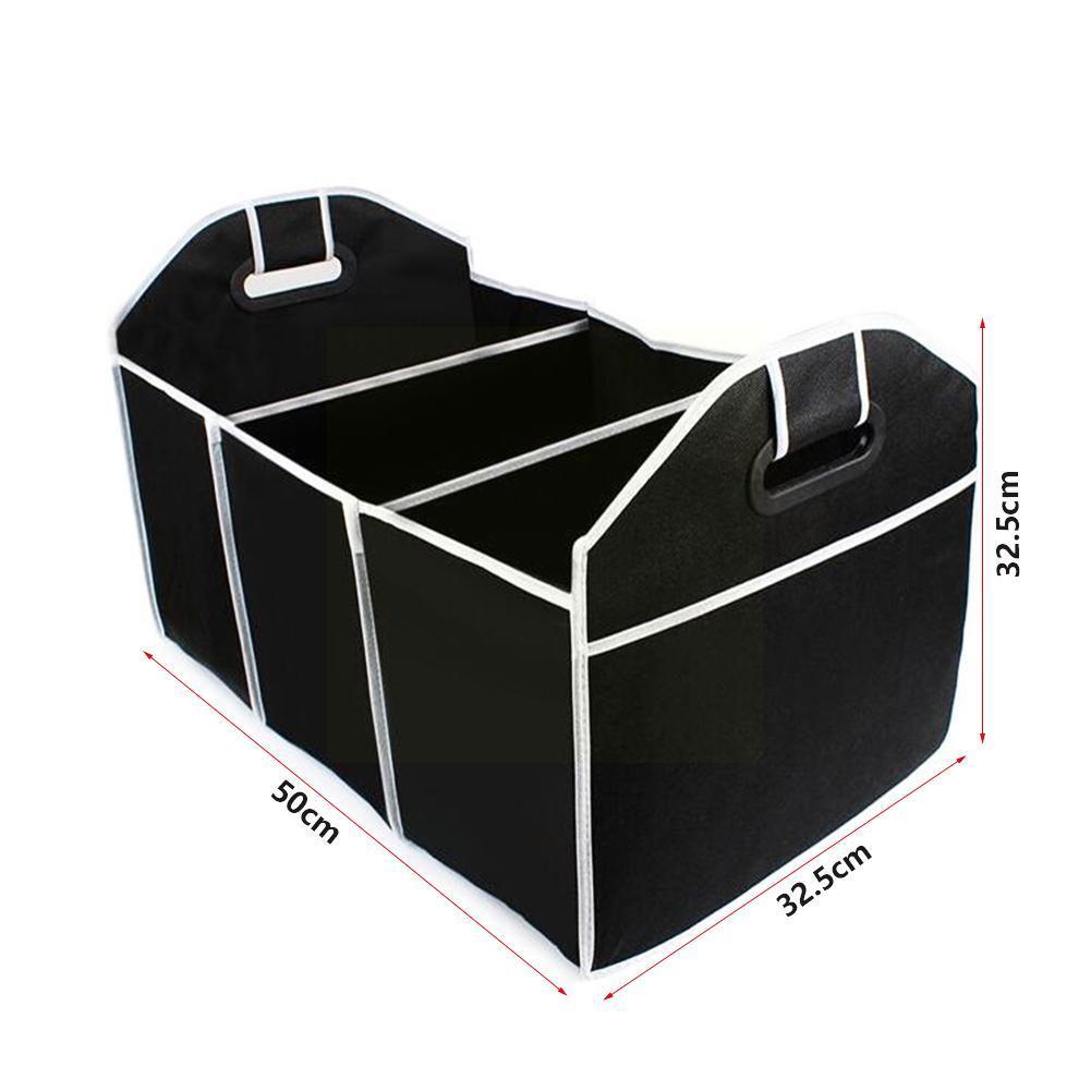 Car Trunk Organizer Eco-Friendly Super Strong Capacity Collapsible Non-Woven High Multi-use Storage Cargo Fabrics B H0J1