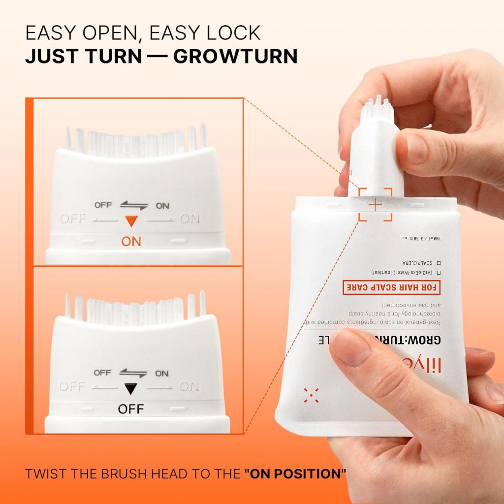 [lilyeve] GROW:TURN Exosome Brush Hair Ampoule 100ml