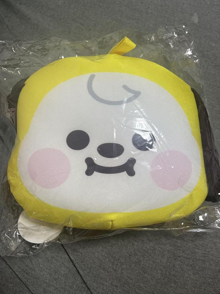 [USED] BT21 Baby Chimmy Tatton Reversible Neck Pillow BTS