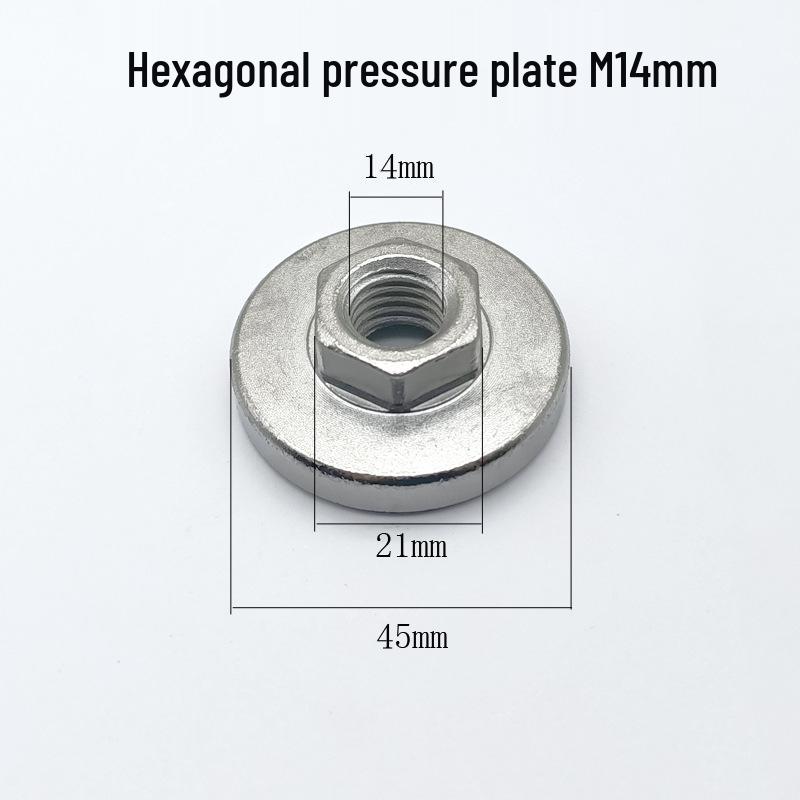125/150 Angle Grinder Pure Iron Clamping Plate Fixture