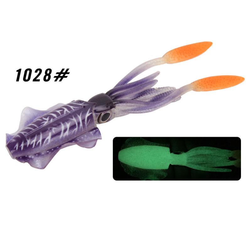 Buy Fishing Lure Double Hook Squid Bait Glowinthedark Baits 15cm60g