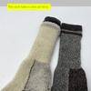 80% Mernu Wool Fall and Winter Heattech Men's and Women's Long Tube Extra Thick Fluffy Loop Sweat Socks Outdoor Snow Cold Socks