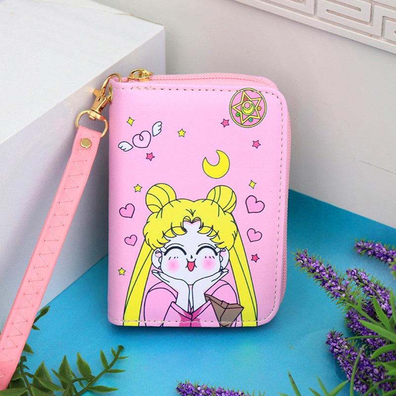 Trendy Japanese & Korean Cartoon Princess Coin Purse for Girls