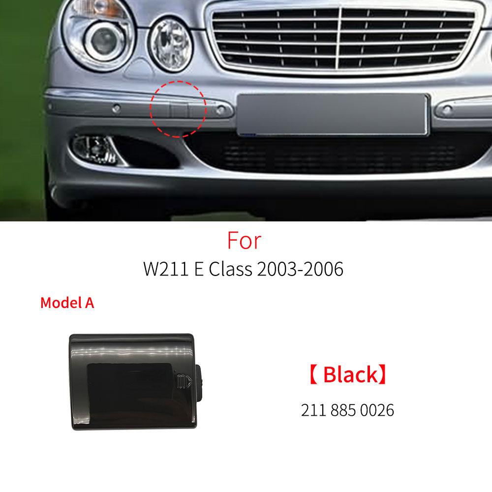 Car Front Bumper Tow Hook Cover Cap Silver For Mercedes Benz E Class W211 2003-2006 E260 E300 E350 E400 2118850026 2118851022