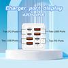 240W Gan Usb C Charger 8 In 1 Fast Charging Phone Charger Power Adapter For Eu/Us/Uk Plug Wall Charger