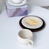 Retro Exquisite Egg-Shaped Coffee Cup And Saucer Set, Fire Stone Pattern Coffee Cup, Ceramic Afternoon Tea, High-End Figure Gift
