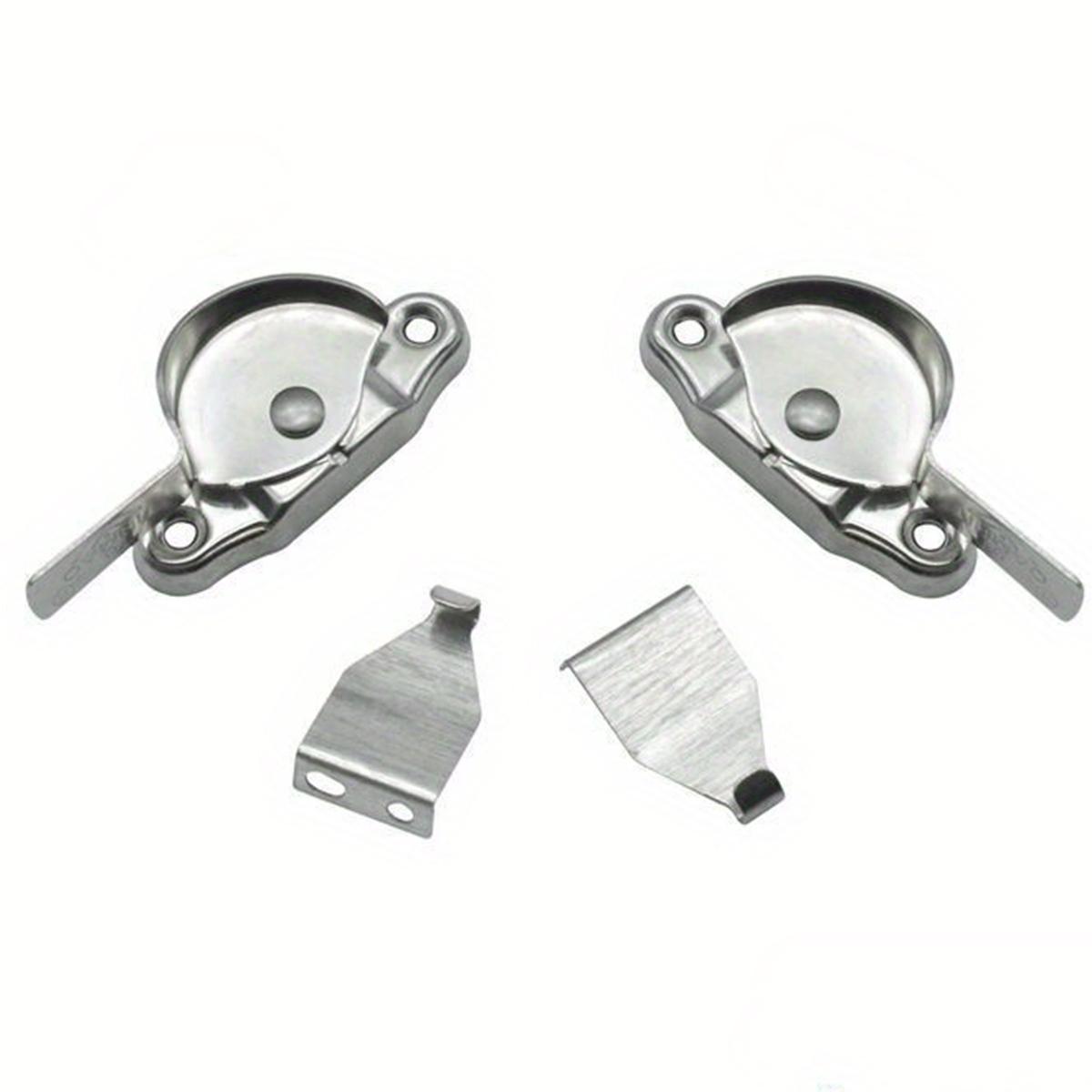 

2 шт. Полумесячный замок, Стальной замок для раздвижной двери, Оконная защелка, Оконный противовзломный замок, Аксессуары для дверей и окон Style 2