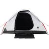Dome Camping Tent for 2 Persons White & Dark Waterproof