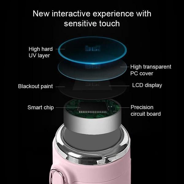 420ml Stainless Steel Temperature Display Thermal Mug Smart Thermos Bottle