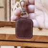 Premium Leather Ring Holder Keychain Practical Leather Keychain with Pouch Essential Accessory for Active Lifestyles