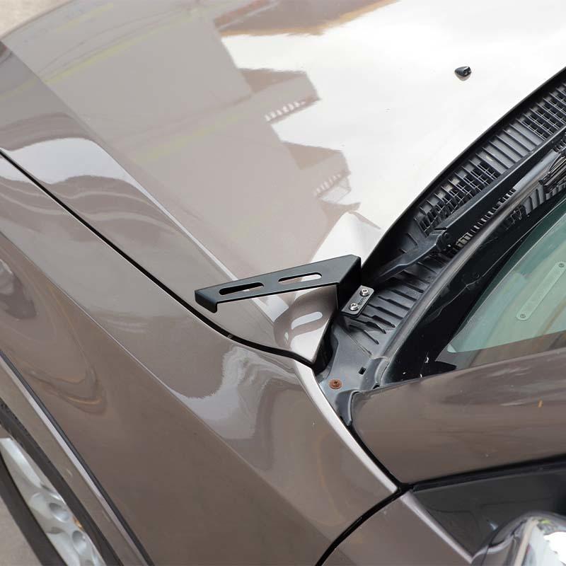 Car Hood Lamp Bracket Light Rack Shelf For Mitsubishi PAJERO 2007-2021 Metal Car Accessories