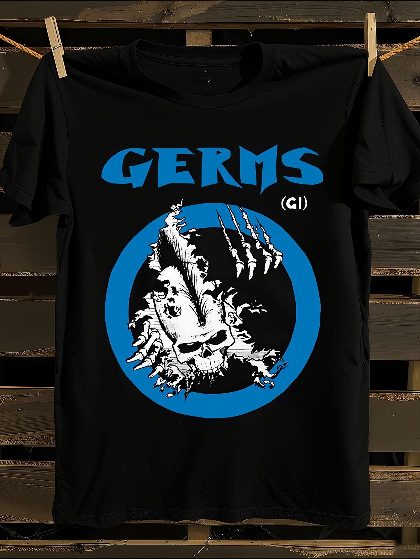 Germs GI Skull Logo Graphic Tshirt S