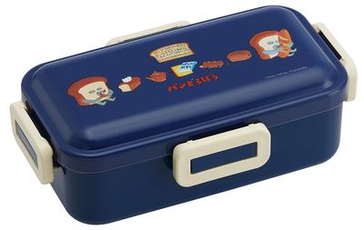 Bento Single Made In for with Locking for Dishwasher and Microwave Bread Thief Box, 530ml, Tier, Japan, Women, 4-Point Leak-Resistant Storage,