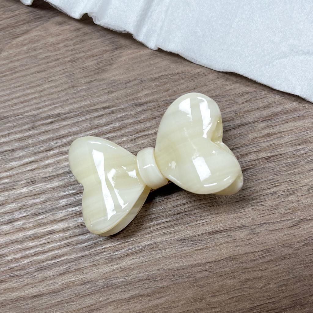 Adorable Multi-color Heart Bow Hair Clip For Women Stylish And Versatile Accessories